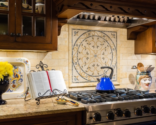 Kitchen Countertop Custom Backsplash Kitchen Countertop Custom Backsplash