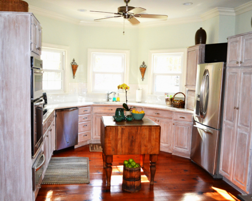 Kitchen-Faux-Finish-Painted-Oak-Cabinet Kitchen-Faux-Finish-Painted-Oak-Cabinet