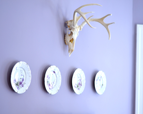 Deer-Antlers-Plates-Dining-Room Deer-Antlers-Plates-Dining-Room