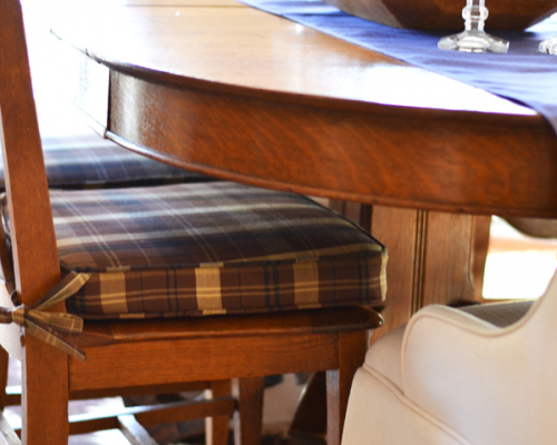 Dining-Room-Table-Chairs-Plaid-Floral-Linen Dining-Room-Table-Chairs-Plaid-Floral-Linen