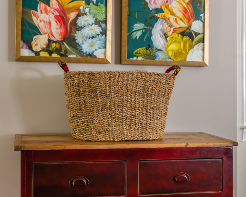 modern farmhouse style red cupboard colorful art modern farmhouse style red cupboard colorful art