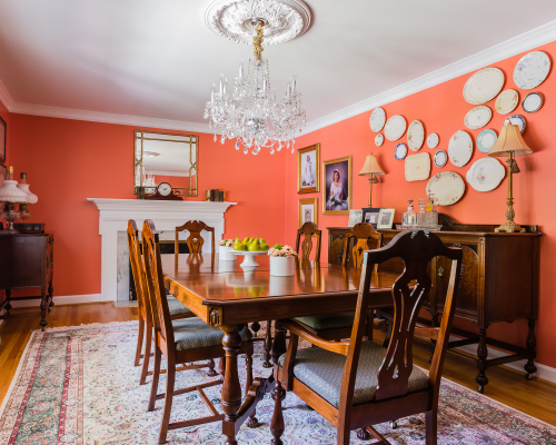 coral walls dining room family plate collection coral walls dining room family plate collection
