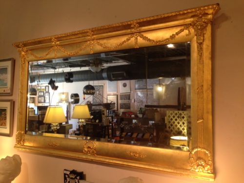 Gold Mantel Mirror