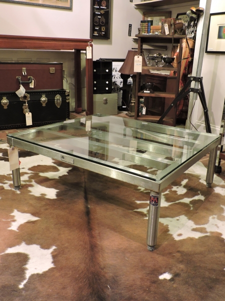 John Boos Stainless Steel Pallet Coffee Table