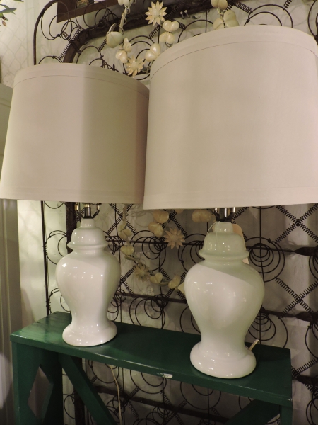 Classic White Ceramic Lamps