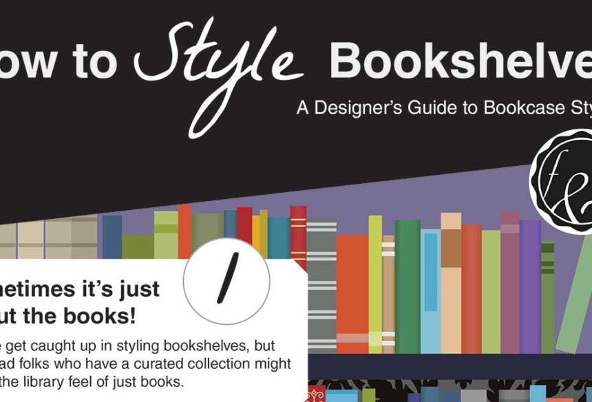 How to Style Bookshelves