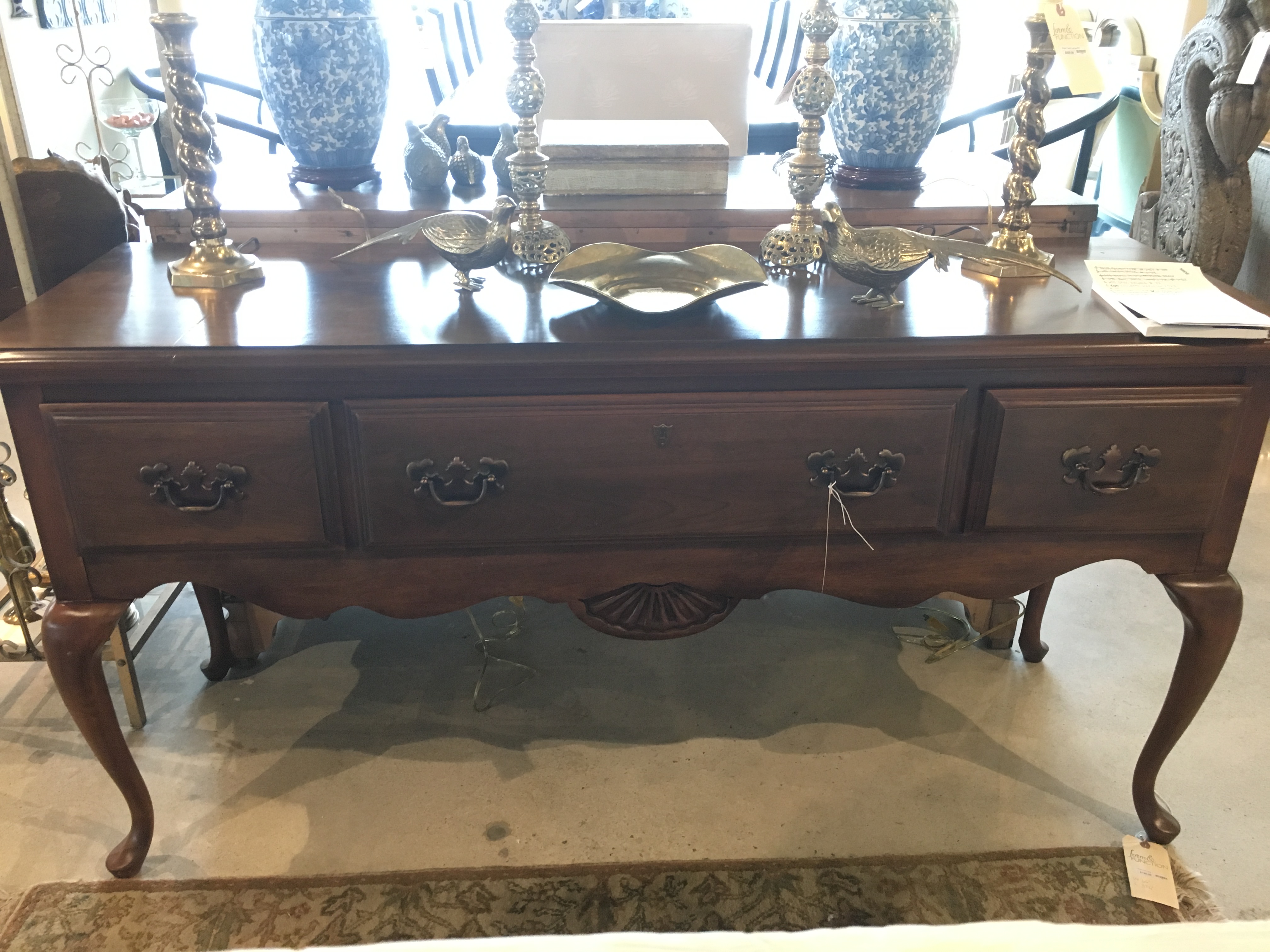 Wood Console Table Form & Function Asheville NC