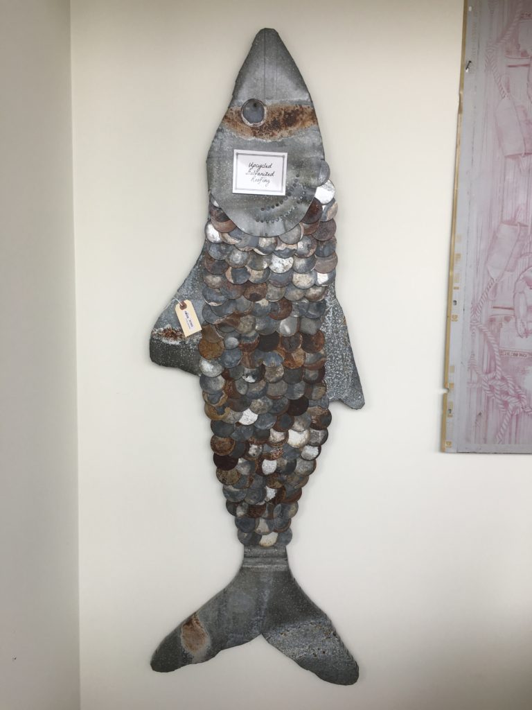 Galvanized FishLarge Form & Function Asheville NC