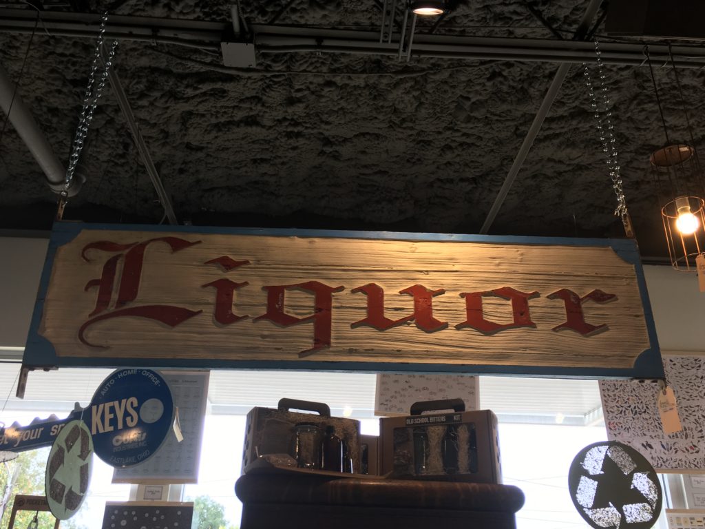 Liquor Sign Form & Function Asheville NC
