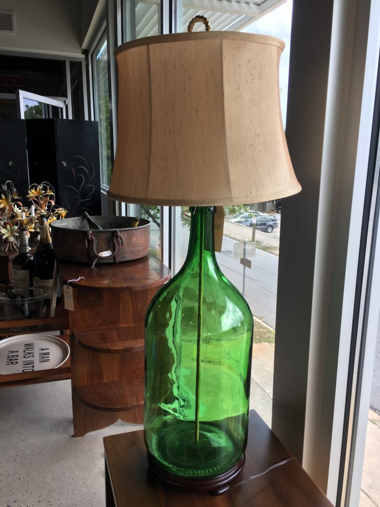 Green Jar Lamp Form & Function Asheville NC
