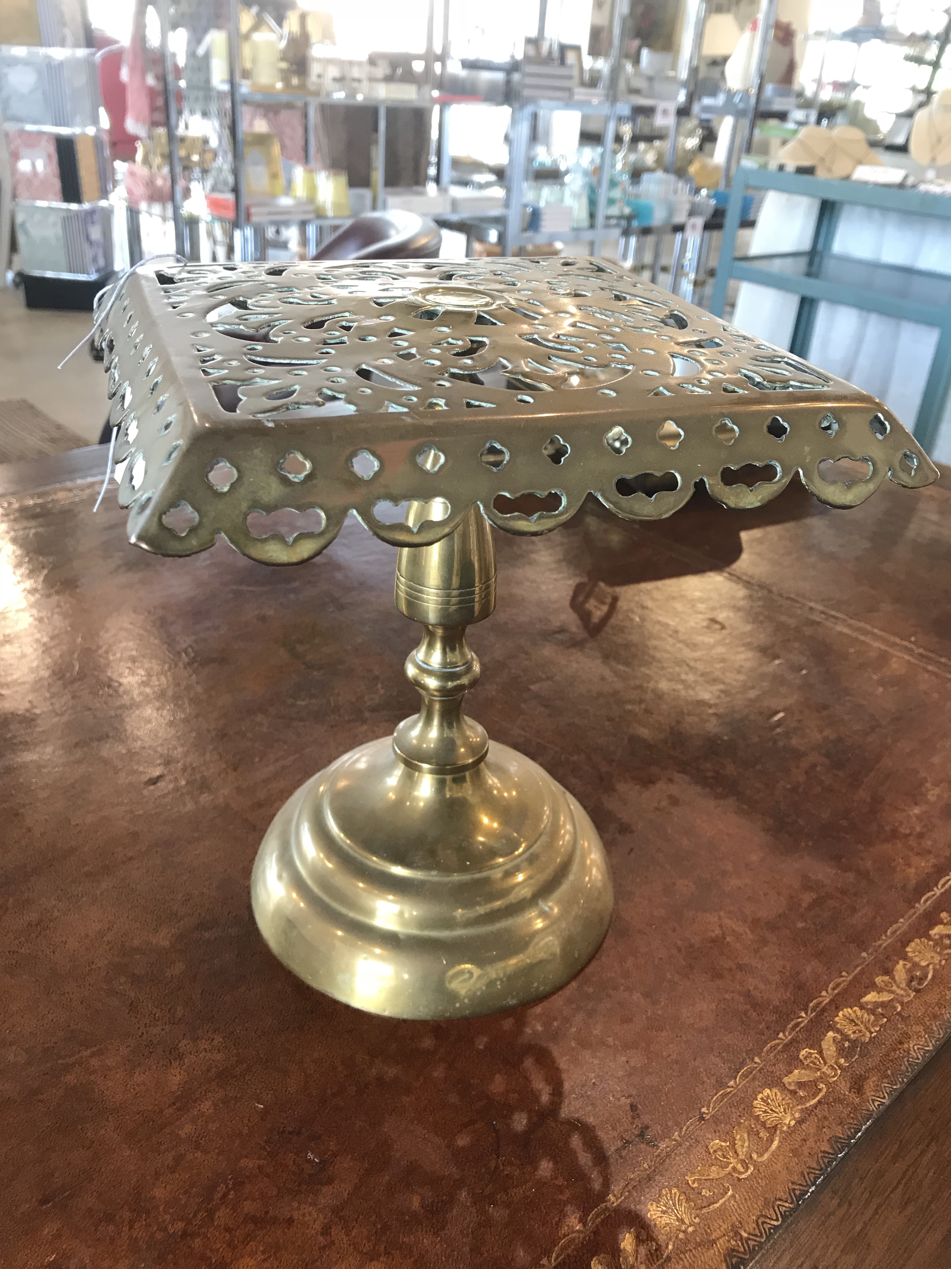 Brass Pedestal - Form & Function - Asheville NC