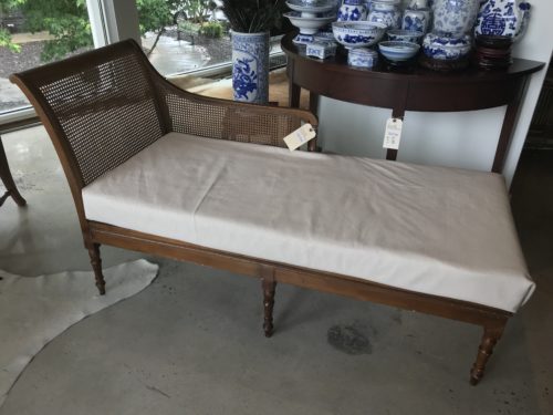 Caned Chaise Lounge