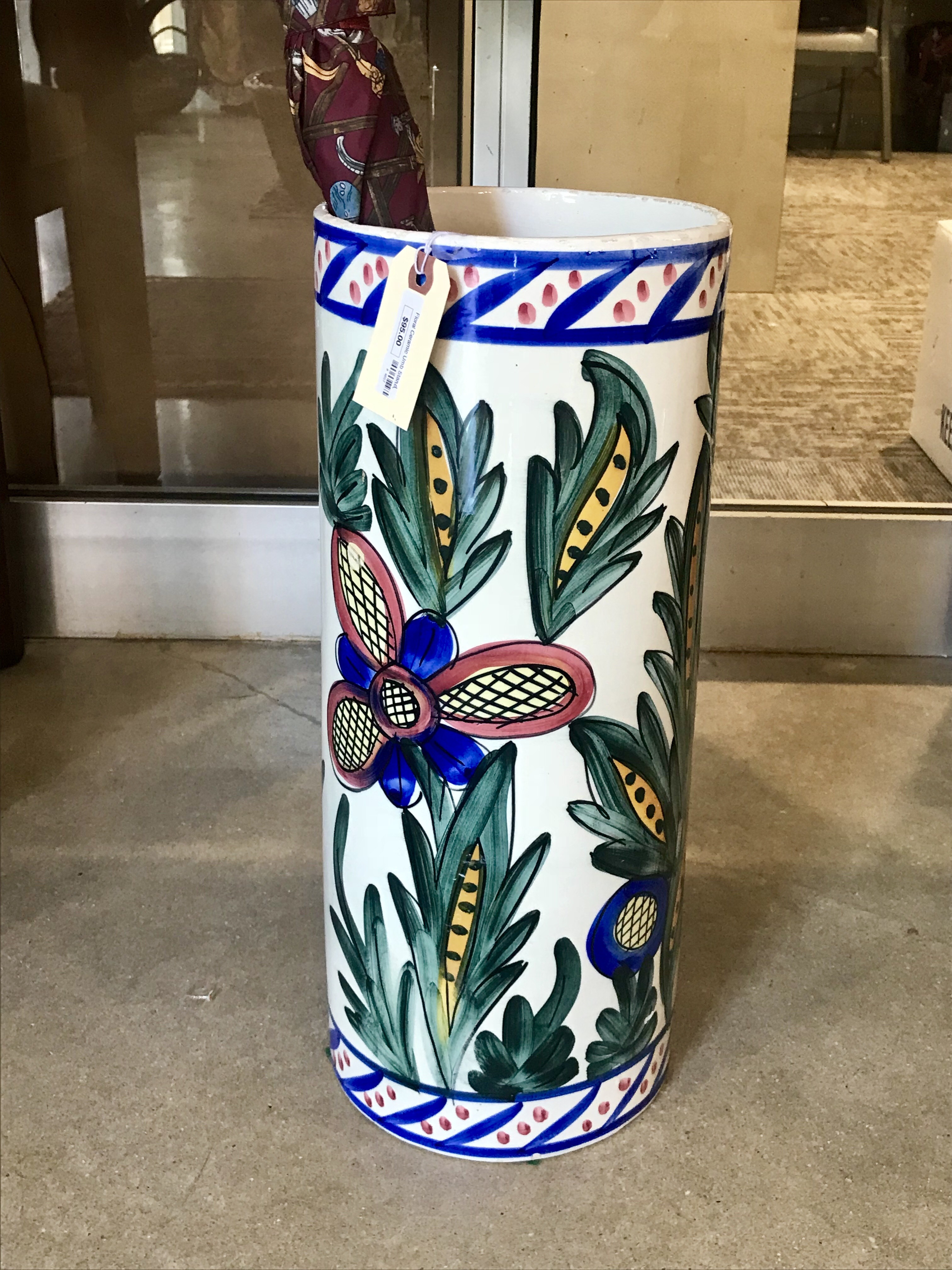 Floral Umbrella Stand Form & Function Asheville NC