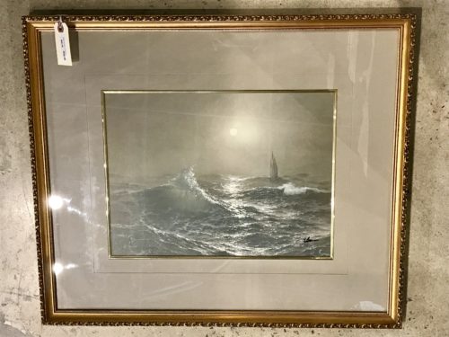 Moon and Boat Limited Edition Painting