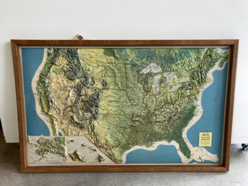 US Topography Map