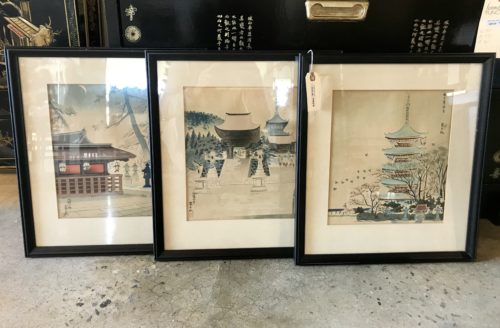 Asian Print Trio