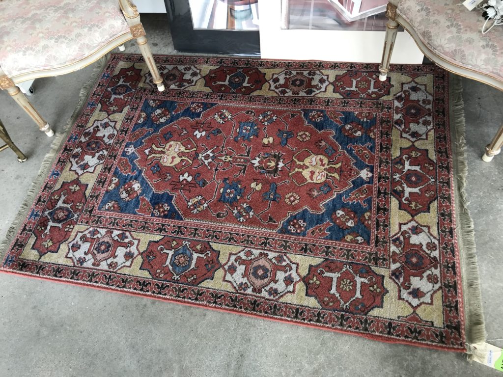 Rust & Blue Rug Form & Function Asheville NC