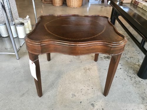 Small Leather Table