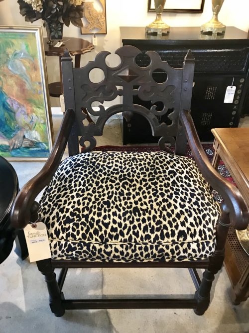 Animal Print Chair