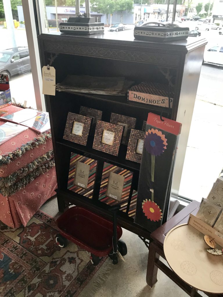 Cut Out Bookshelf Form & Function Asheville NC