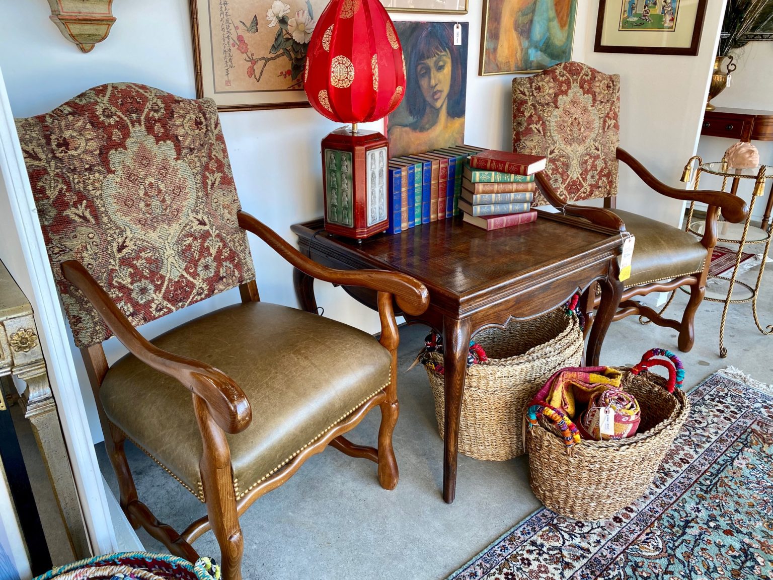tapestry dining room chairs