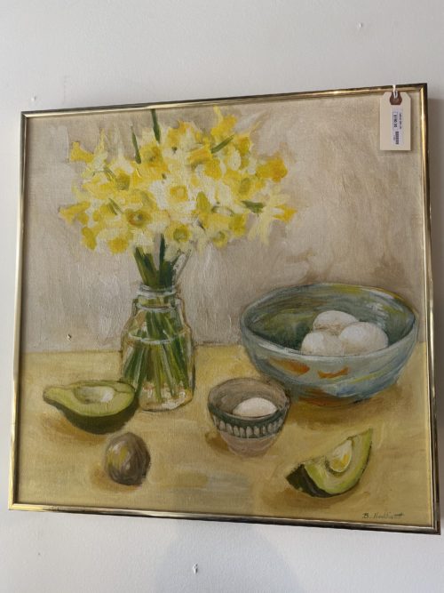 Daffodil Still Life With Avocados