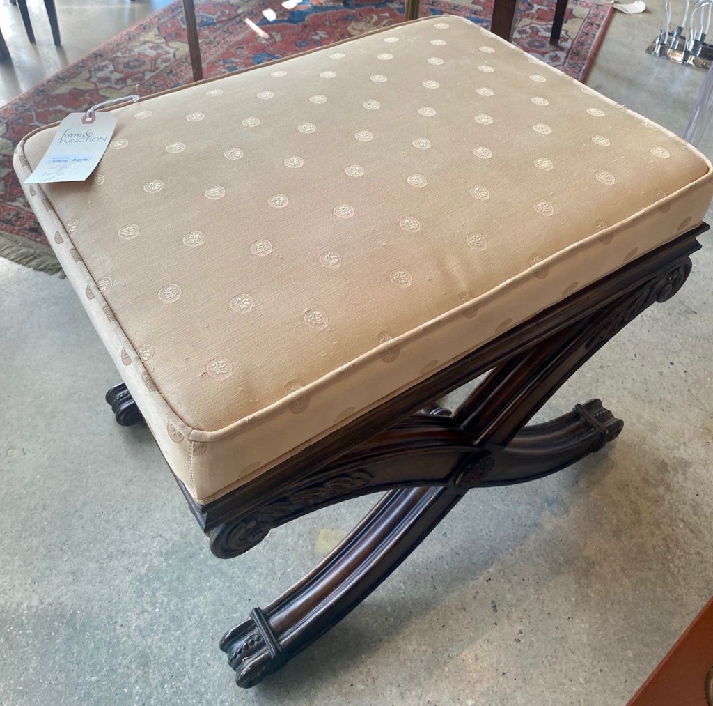 Ethan Allen Upholstered XBench Form & Function Asheville NC