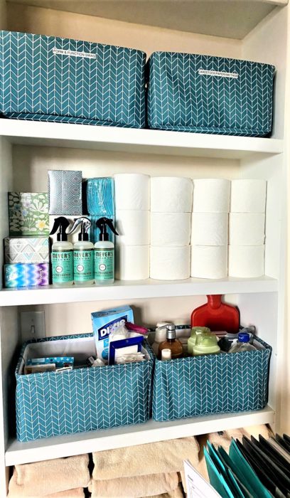 Bookshelf Inspiration Linen Medicine Closet